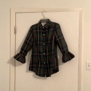 Gretchen Scott Plaid Shirt BNWT